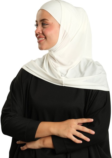 Krem Pratik Hazır Geçmeli Boru Boneli Ikili Tesettür Eşarp Sandy Düz 2501_40 fiyatları