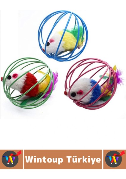 Evcil Hayvan Ilgi Çekici Eğlenceli Vakit Zihinsel Gelişim Kafesli Fareli Kedi Köpek Oyun Topu modelleri