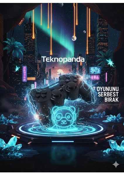 pl-2596 usb gamepad oyun kolu pc, laptop, ps3 uyumlu, ergonomik rubber kaplama analog joystick fiyatları