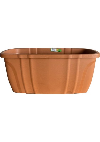 SY-5710 Opal Balkon Küpeşte Saksı 15 Litre Kiremit 4 Adet modelleri