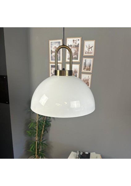 Linate Beyaz Eskitme Kilit Kafa Başlık Avize Tekli Sarkıt Salon Kuaför Dekoratif Aydınlatma fiyatları