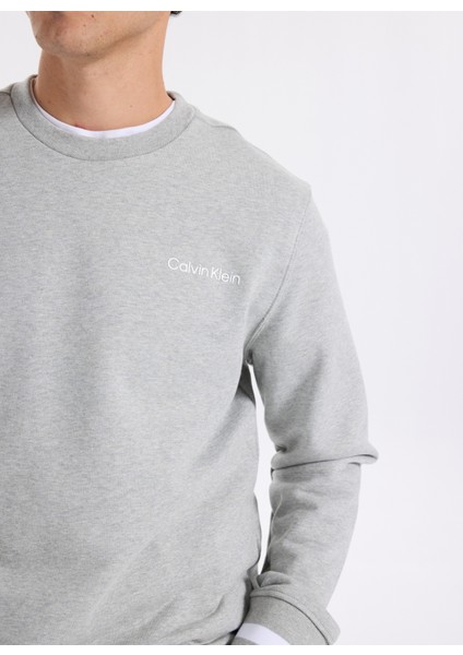 Bisiklet Yaka Gri Erkek Sweatshırt LVGMF5W312P7A Sweat Top Pullover fırsatları