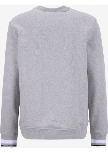 Bisiklet Yaka Gri Erkek Sweatshırt LVGMF5W312P7A Sweat Top Pullover