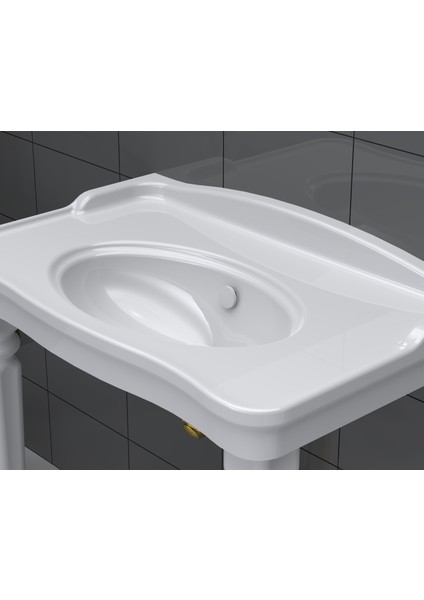 Lavabo Su Taşma Yüzüğü C Tipi – Parlak Beyaz | Evrensel Uyumlu fiyatları