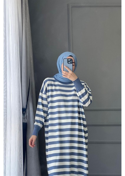 3389 Yeva Enine Çizgili Triko Tunik fiyatları