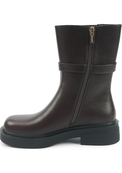 Canger 5pr Kahverengi Kadın Düz Bot modelleri