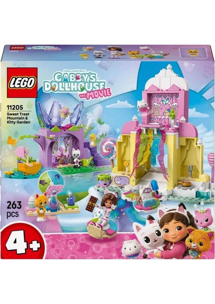 Gabby S Dollhouse Tatlı Şekerleme Dağı ve Kedi Bahçesi 11205 fırsatları