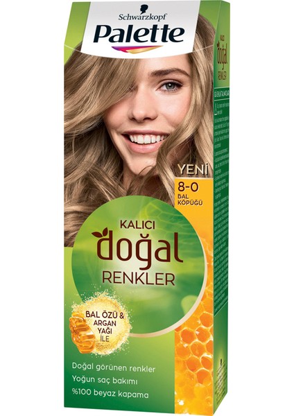3 Adet Palette Natural Saç Boyası 8.0 Bal Köpüğü fiyatları