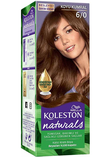 3 Adet Koleston Naturals Saç Boyası Maxi 6/0