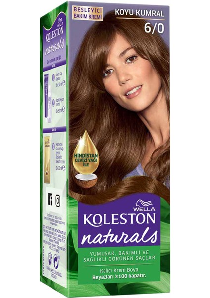 3 Adet Koleston Naturals Saç Boyası Maxi 6/0 fiyatları