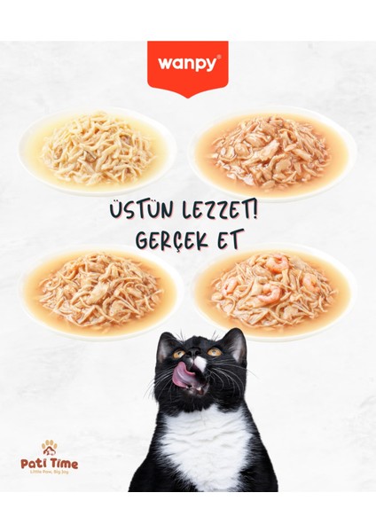 12LI Karışık Yetişkin Kedi Yaş Maması 4 Lezzet Premium Kalite 12 x 70 gr fiyatları