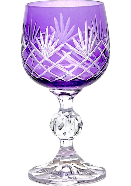 Bohemia Kristal Püskül Desenli Kristal Ayaklı Kahve Yanı Su Lüks Bardağı 150ML modelleri