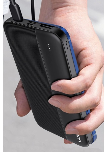 Lvsqvr Lanex LP01 10.000 Mah 22.5W Pd Hızlı Şarj Powerbank - Siyah modelleri