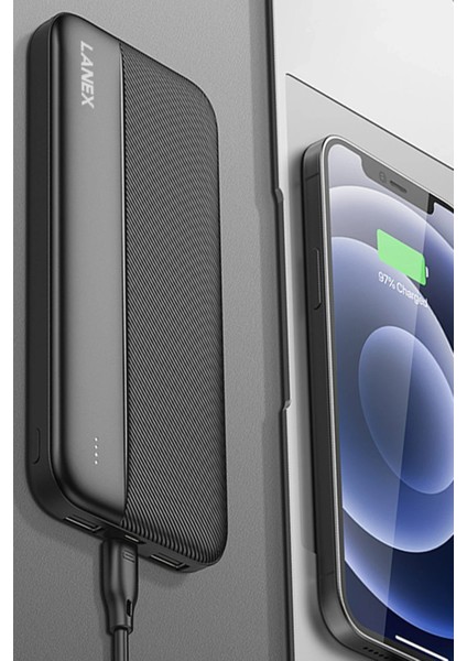 Lvsqvr Lanex LP01 10.000 Mah 22.5W Pd Hızlı Şarj Powerbank - Siyah fırsatları
