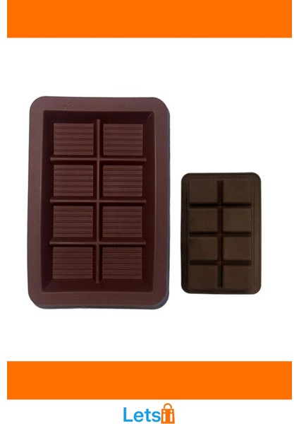 Esnek Dayanıklı Silikon Dubai Çikolata Kalıbı 14X9 cm modelleri