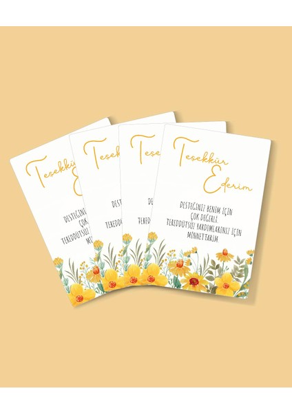 Öğretmenler Günü Tebrik Kartı-Teşekkür Kartı-Özel Gün 24 Kasım -4 Lü-Not Kartı-Hediye Kartı-Tek Yüzlü fiyatları