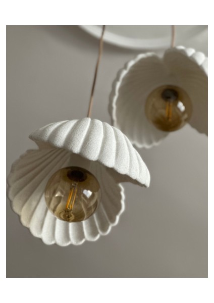 Inci Beton Görünümlü Iskandinav & Bohem Tarz 2’li Sarkıt Avize-Profesyonel Tasarım,gün Işığı Ampul Içerir modelleri