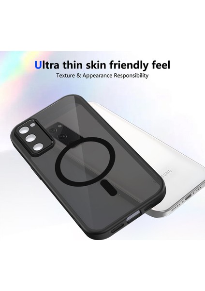 Samsung Galaxy S20 FE/S20 Fe 5g Kılıf, Manyetik Yarı Saydam Mat Darbeye Dayanıklı ve Parmak Izi Önleyici Koruyucu Kılıf-Siyah (Yurt Dışından) fırsatları
