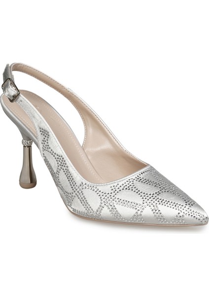 Lame Abiye Tekstil Kadın Ayakkabı