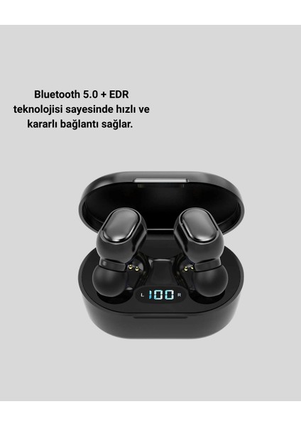 Bluetooth 5.0 Kulaklık – LED Ekranlı Şarj Kutusu fiyatları