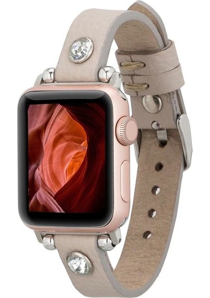 Apple Watch Uyumlu Deri Kordon Visby 38-40-41MM Erc3