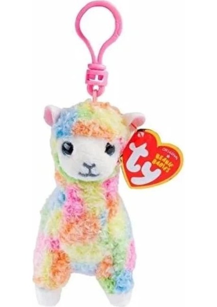 Ty Beanie Boos Peluş Renkli Lama Anahtarlık Lola