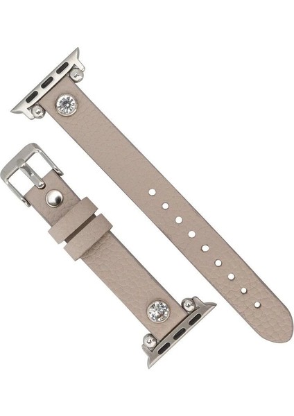 Apple Watch Uyumlu Deri Kordon Visby 38-40-41MM Erc3 modelleri