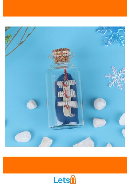 Orta Boy Şişe Içerisinde Dekoratif Gemi Maketi fırsatları