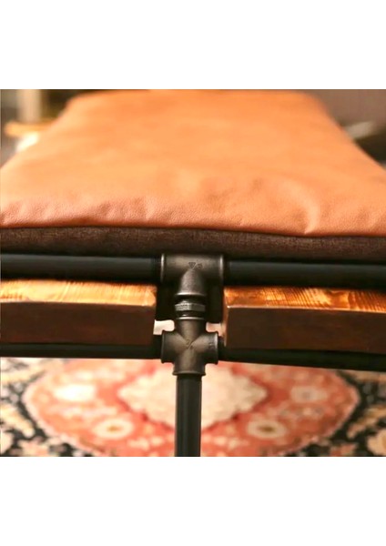 Wooden Bench 1 Deri Minderli Bank fiyatları