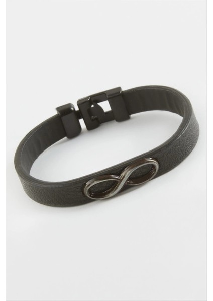 Sonsuzluk Kaliteli Suni Deri Bileklik