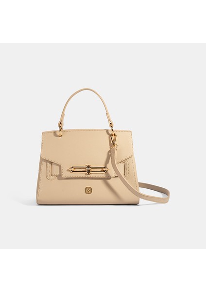 Kadın Bej Omuz Askılı El Çantası