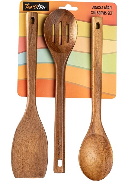 Akasya Ağacı 3lü Servis Seti