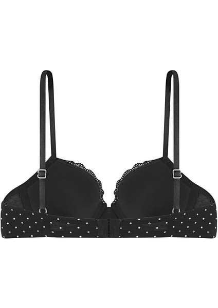 Alba Cotton Baskılı Desteksiz Maksimum Kavrama ve Kusursuz Form- 2742- Siyah Ten modelleri