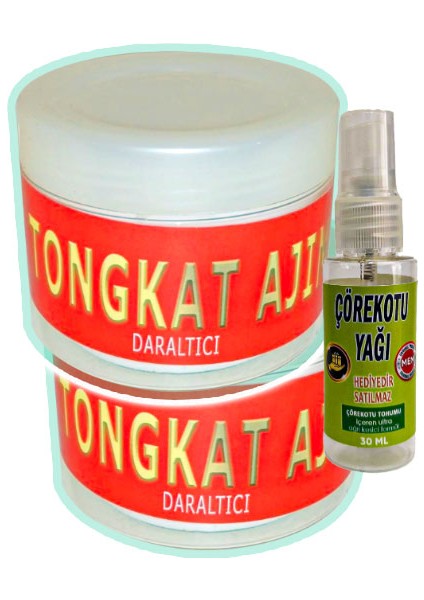 Tongkat Ajimat Madura 2 Adet 100 ml Kadınların Vajinalarına Şekillendirme Kremi + 30 ml Çörek Otu Yağı