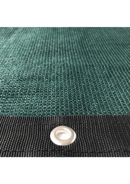 %95'lik Gölgelik-Bahçe Çit Filesi-Siyah Şeritli Halkalı - Koyu Yeşil fiyatları