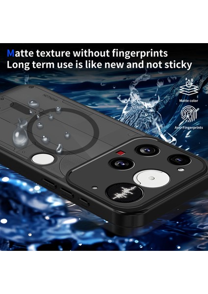 Nothing Phone 3 Kılıf, Manyetik Yarı Saydam Mat Darbeye Dayanıklı ve Parmak Izi Önleyici Koruyucu Kılıf-Siyah (Yurt Dışından) modelleri