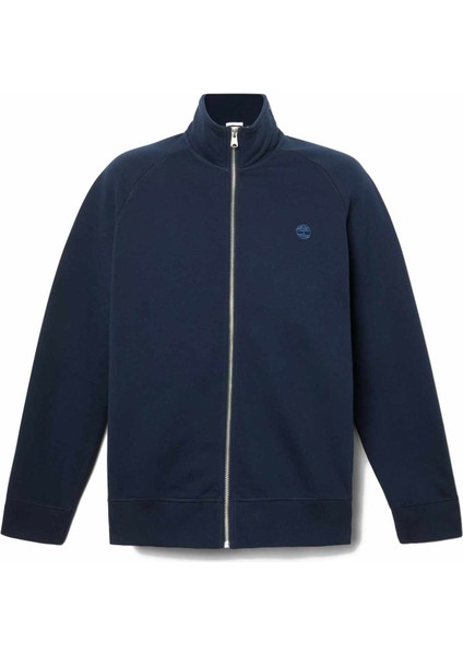 TB0A5MDE4331-EXETER Rıver Brushed Mavi Fermuarlı Yaka Regular Fit Düz Erkek Sweatshırt fırsatları