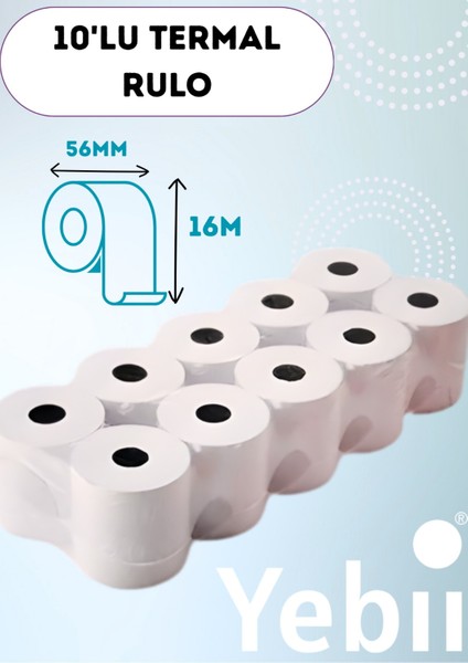 56*16 Termal Pos Rulosu 1 Paket (10'lu) fiyatları