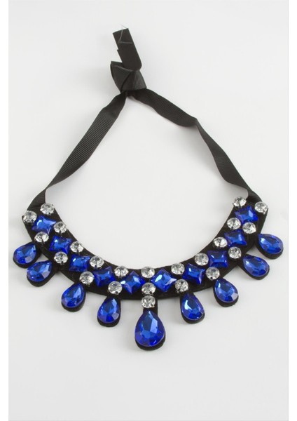 Damla Taşlı Yaka Kolye