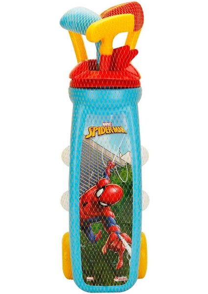 Spiderman Golf Arabası Seti - Açık Mavi