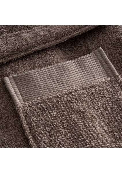 Lara Erkek Bornoz %100 Pamuk Jakarlı Kahverengi fiyatları