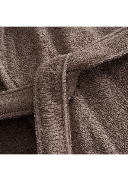 Lara Erkek Bornoz %100 Pamuk Jakarlı Kahverengi fırsatları