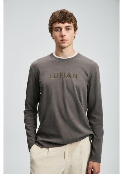 Sara Erkek Sweatshirt Açık Kahve (112020057)