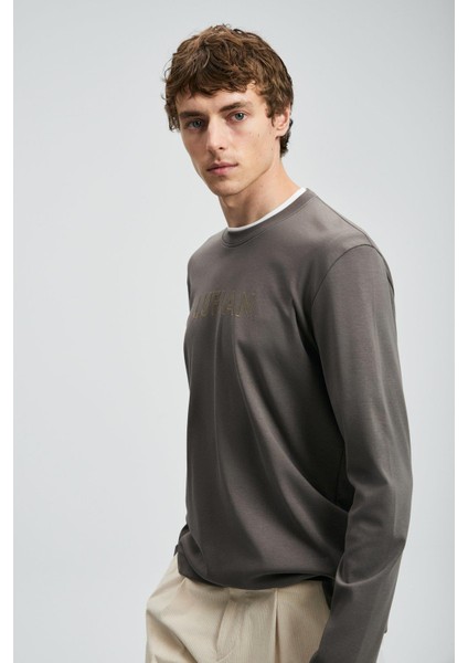 Sara Erkek Sweatshirt Açık Kahve (112020057) fırsatları