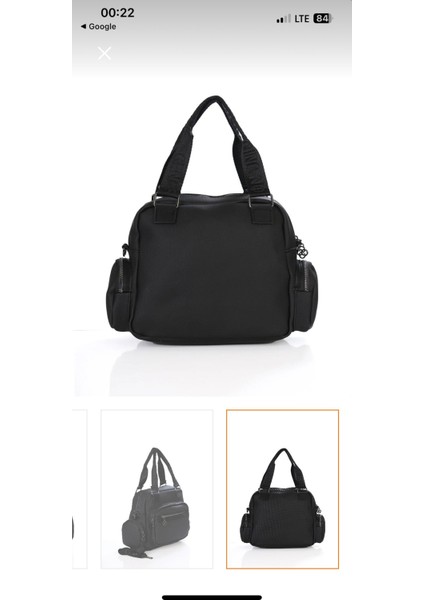 Çok Gözlü Şık Siyah Kadın El ve Omuz Çantası indirimleri