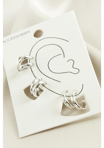 6 Adet Halka Kıkırdak Küpe