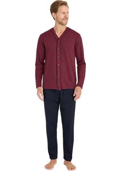 Erkek Bordo Pijama Takımı 9225