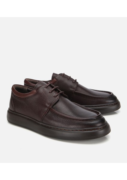 02AYH313970A480 ERKEK Deri Kahverengi Yumuşak Dokulu Comfort Günlük Ayakkabı fiyatları