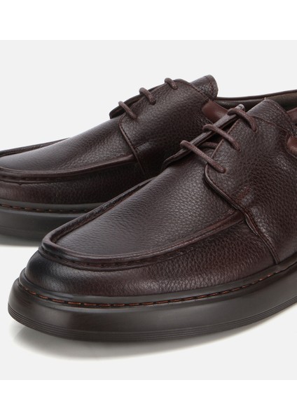 02AYH313970A480 ERKEK Deri Kahverengi Yumuşak Dokulu Comfort Günlük Ayakkabı modelleri