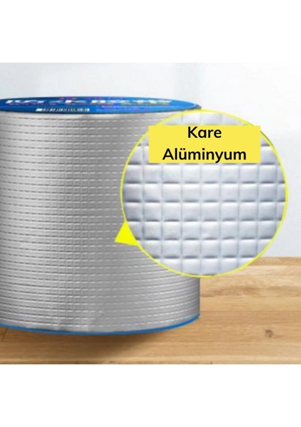 2 mt Yüksek Sıcaklık Dayanan Su Geçirmez Çatı Duvar Çatlak Onarıcı Yapışkan Bant Folyo 5 cm (K95) fiyatları